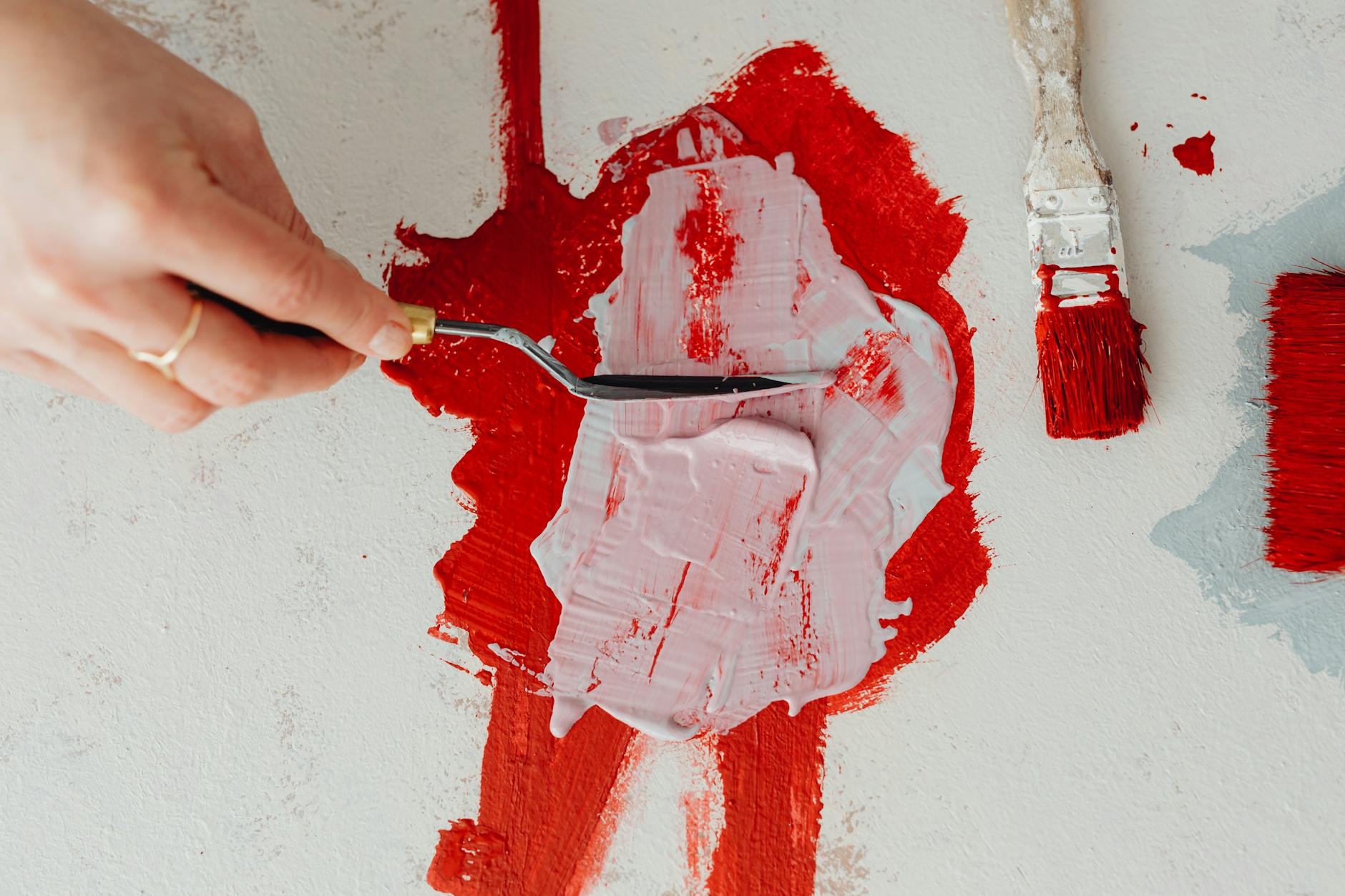 comment faire du rouge en peinture